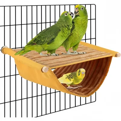 ZooVenture Hamac Lit Superposé Avec Nichoir Pour Oiseaux