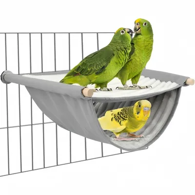 ZooVenture Hamac Lit Superposé Avec Nichoir Pour Oiseaux