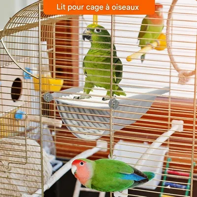 ZooVenture Hamac Lit Superposé Avec Nichoir Pour Oiseaux