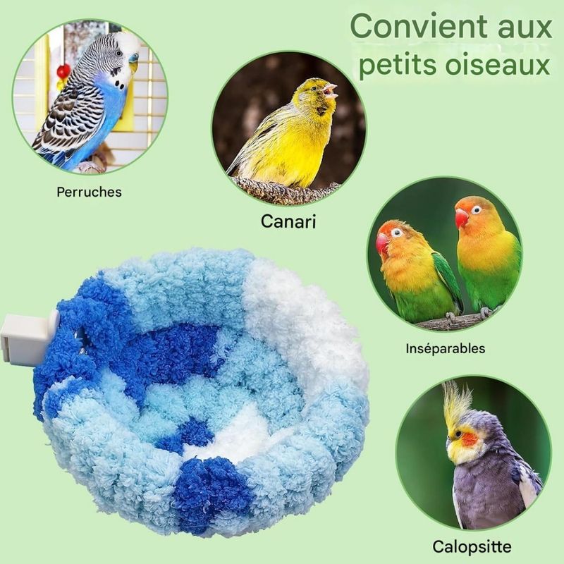 ZooVenture Nids pour oiseaux fenêtre avec ventouses pour perroquets