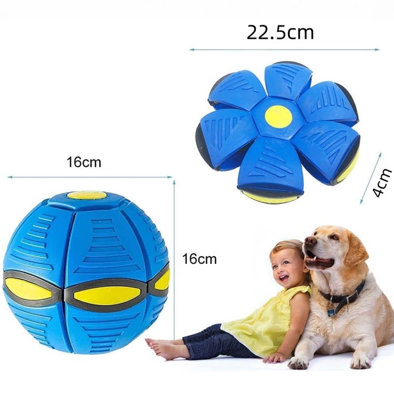Zoomtopia Balle soucoupe volante pour chien