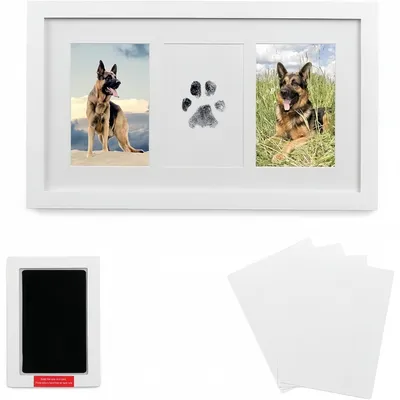 ZooVenture Kit Cadre Empreinte Pattes Pour Chien Et Chat Toutes Races