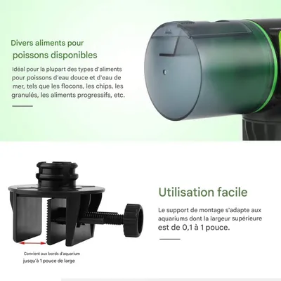 ZooVenture Distributeur Automatique De Nourriture Pour Aquarium