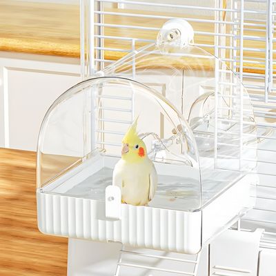 ZooVenture Baignoire pour oiseaux transparente