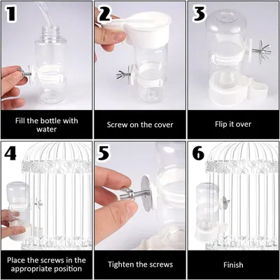 Rocky Distributeur d'eau automatique pour oiseaux de 140 ml