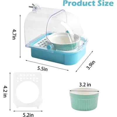 ZooVenture Baignoire pour perroquets et oiseaux