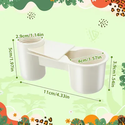 ZooVenture Set de 20 distributeurs d'eau pour oiseaux