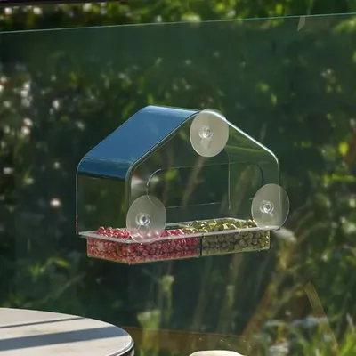 ZooVenture Mangeoire à oiseaux de fenêtre