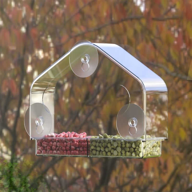 ZooVenture Mangeoire à oiseaux de fenêtre