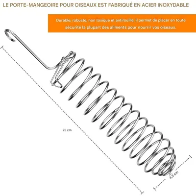 ZooVenture Distributeur de nourriture pour oiseaux