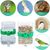 ZooVenture Quatre Distributeurs D'eau Plastique Transparent Pour Oiseaux