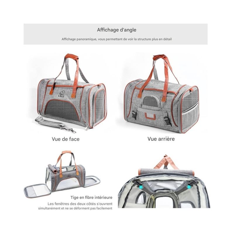 ZooVenture Sac de transport pour chat et chien