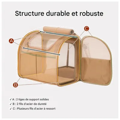 ZooVenture Sac à dos extensible pour chat et petit chien