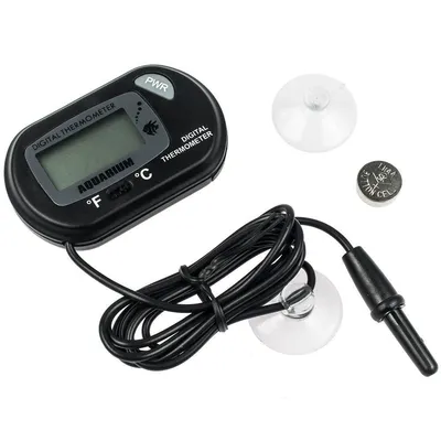 ZooVenture Deux Thermomètres Aquarium Pour Animaux Aquatiques Et Reptiles