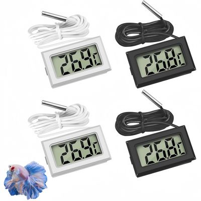 ZooVenture Thermomètre Avec Sonde Imperméable 4 Pièces Pour Aquarium