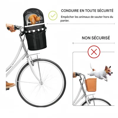 Rocky Protège - bac à vélo pour animaux de compagnie