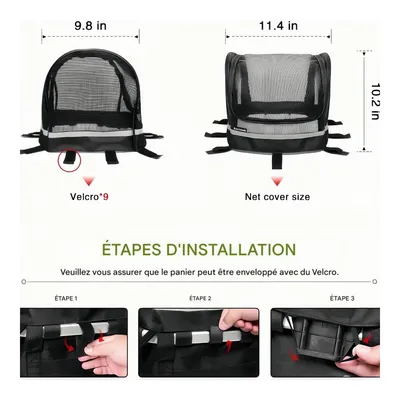 Rocky Protège - bac à vélo pour animaux de compagnie