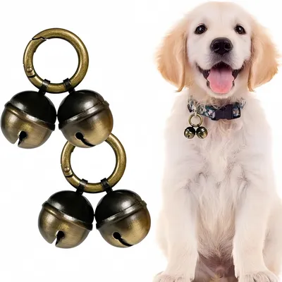 ZooVenture Set de 2 cloches en cuivre pour chiens et chats