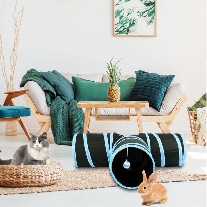 ZooVenture Tunnel Jouet Pour Chat Lapin Chiot Cobaye