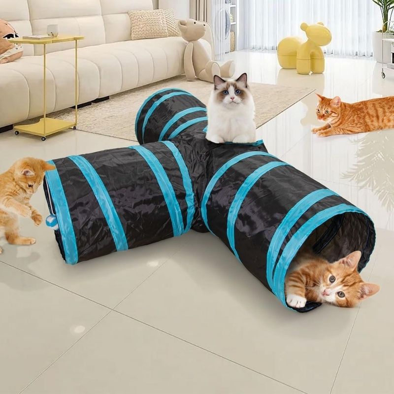 ZooVenture Tunnel Jouet Pour Chat Lapin Chiot Cobaye