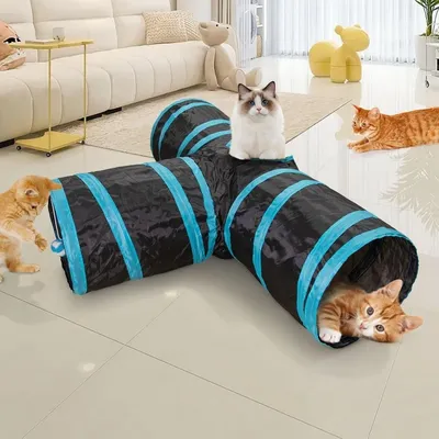 ZooVenture Tunnel Jouet Pour Chat Lapin Chiot Cobaye