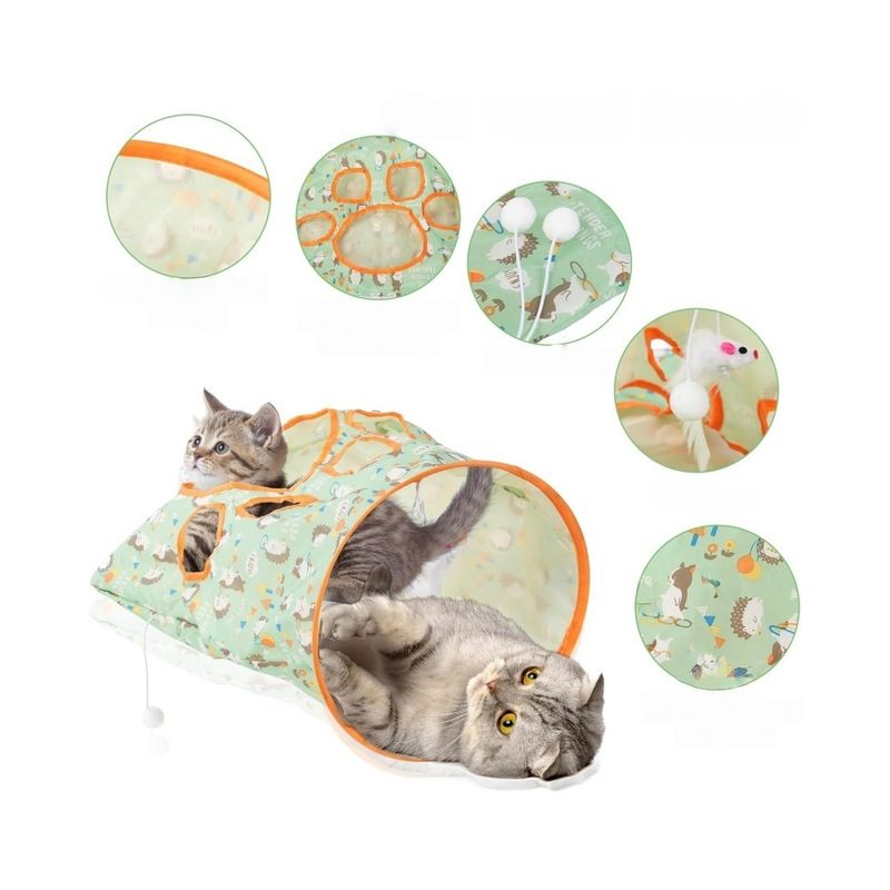 ZooVenture Tunnel pliable pour petits animaux