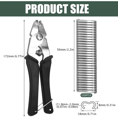 ZooVenture Pince À Anneau 1200 Clips