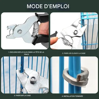 ZooVenture Pince À Anneau 1200 Clips