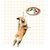 ZooVenture Disque volant en forme de pizza pour chien
