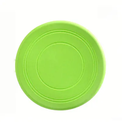 Rocky Paws Dog Frisbee - Chew-Resistant Floating Toy (Version Verte）