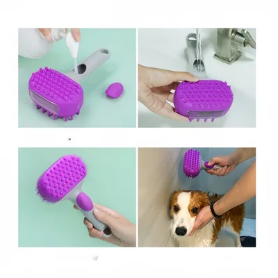 Zoomtopia Brosse à vapeur pour chien