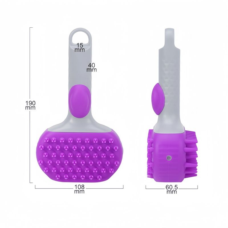 Zoomtopia Brosse à vapeur pour chien