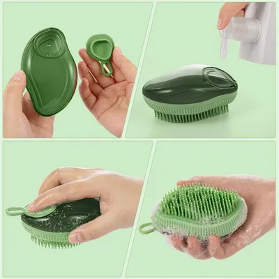 ZooVenture Lot de brosses de bain pour chien et chat