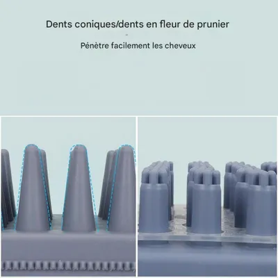 ZooVenture Brosse de bain et de massage en caoutchouc pour chien et chat