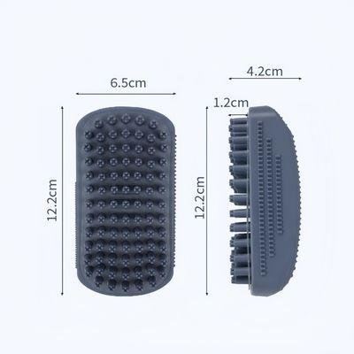 ZooVenture Brosse de bain et de massage en caoutchouc pour chien et chat