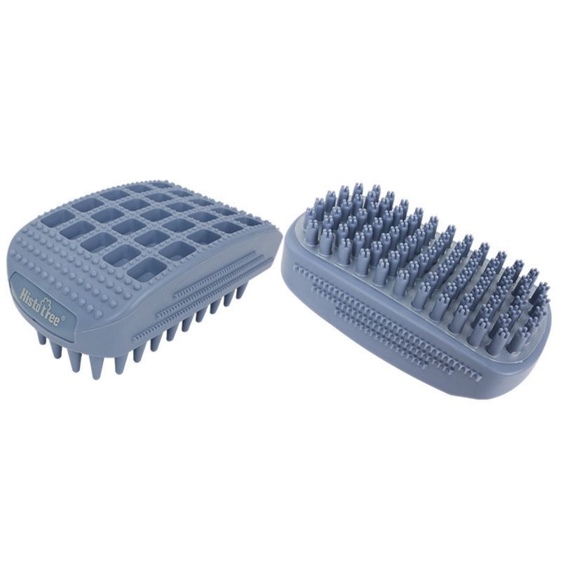 ZooVenture Brosse de bain et de massage en caoutchouc pour chien et chat