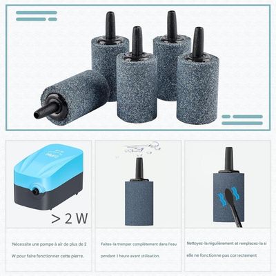 ZooVenture Cylindre Diffuseur De Bulles Pour Aquarium Lot De 10 Pièces
