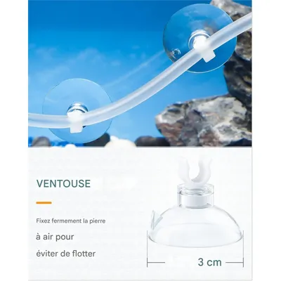 ZooVenture Diffuseur De Microbulles En Barre D'Air 8 Pouces Pour Aquarium