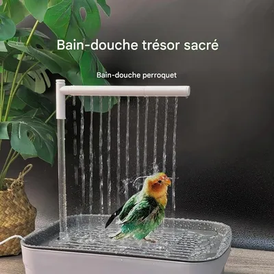 ZooVenture Baignoire Automatique Multifonction Pour Oiseaux