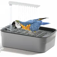 ZooVenture Baño automático multifuncional para pájaros