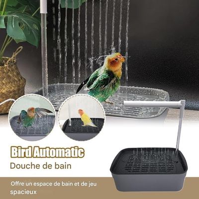 ZooVenture Baño automático multifuncional para pájaros