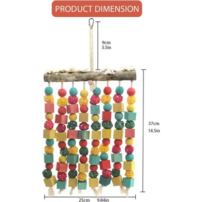 ZooVenture Jouet de mâchouillage pour grands oiseaux