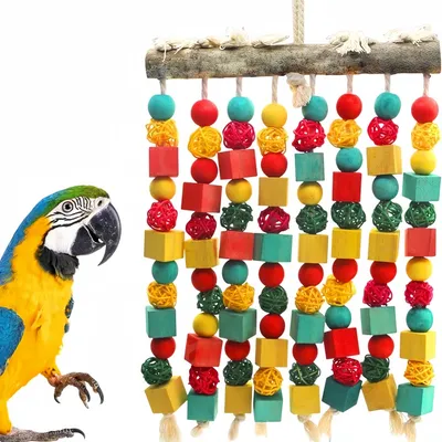 ZooVenture Jouet de mâchouillage pour grands oiseaux