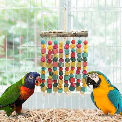 ZooVenture Jouet de mâchouillage pour grands oiseaux