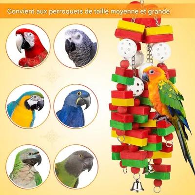 ZooVenture Juguete para pájaros grandes
