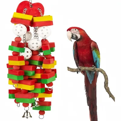 ZooVenture Juguete para pájaros grandes