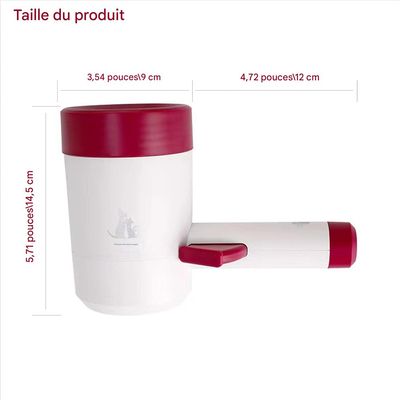 Rocky Verre de nettoyage des pattes pour chien et chat