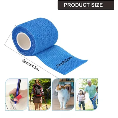ZooVenture Kohäsivverband, 12 Rollen, 5 cm x 4,5 m, für alle Tiere