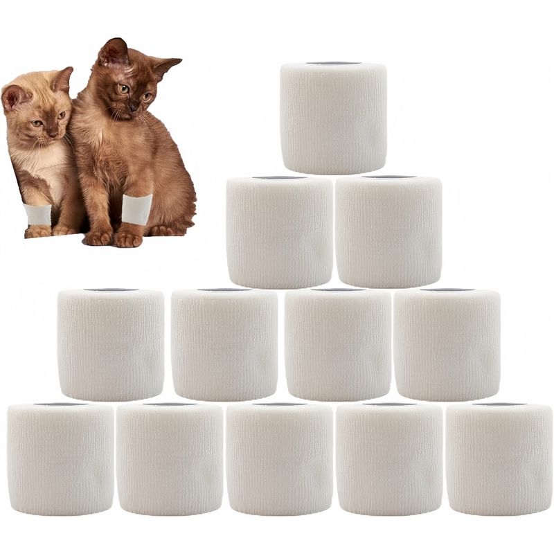 ZooVenture Kohäsivverband, 12 Rollen, 5 cm x 4,5 m, für alle Tiere