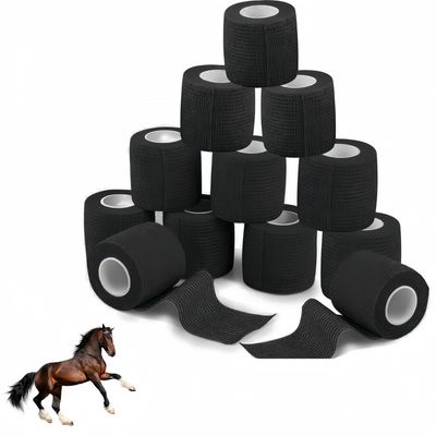 ZooVenture Bandage Cohésif 12 Rouleaux 5 Cm X 4,5 M Pour Tous Animaux